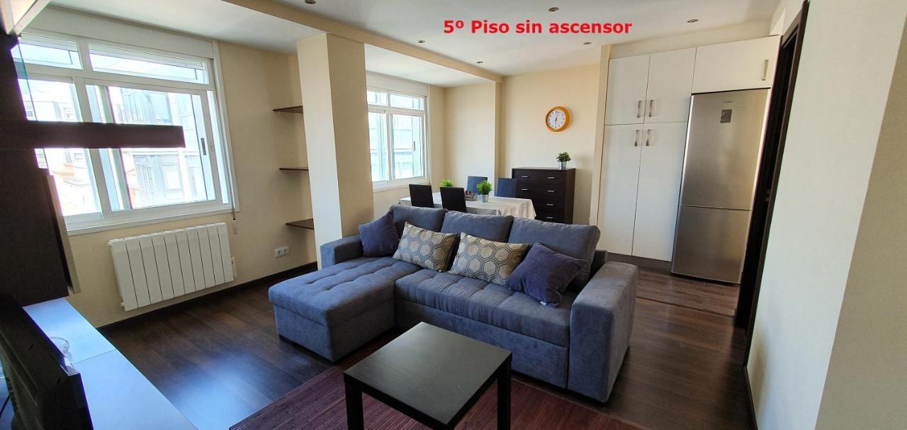 Coqueto apartamento de 2 habitaciones en zona estación tren Corunha Exterior foto