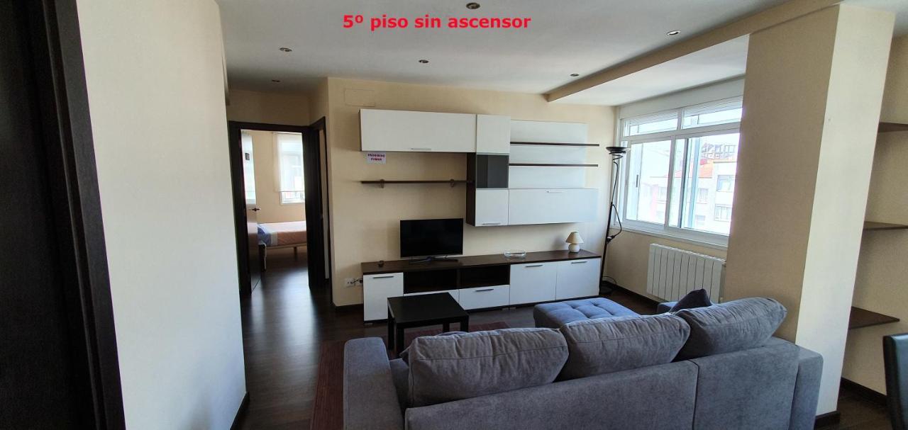 Coqueto apartamento de 2 habitaciones en zona estación tren Corunha Exterior foto